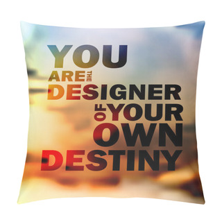 Personality  Quote Typographical Background, Vector Design. Pillow Covers