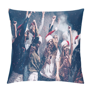 Personality  People Dancing In Santa Hats Pillow Covers