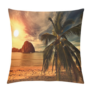 Personality  Hot Tripical Sunset Pillow Covers