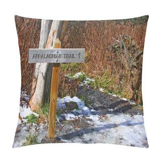 Personality  Direction Sign Of Appalachian Trail Pillow Covers