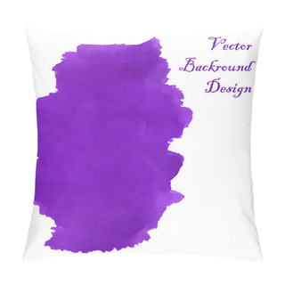 Personality  Violet Swirl Watercolor  Pillow Covers