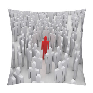 Personality  Standing Out From The Crowd Pillow Covers