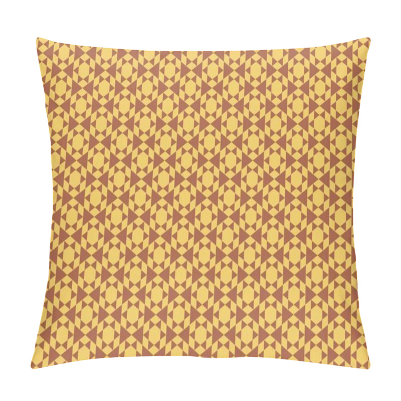 Personality  Modern Colorful Backdrop With Hexagonal Pattern Pillow Covers