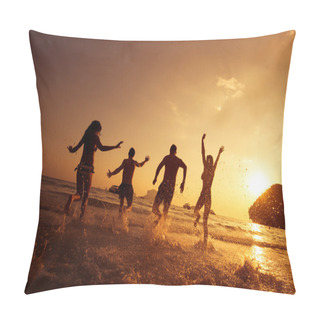 Personality  Young Friends Jumping Pillow Covers