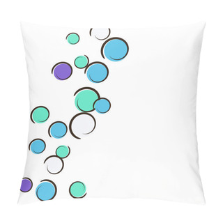 Personality  Comic Background With Pop Art Polka Dot Confetti. Pillow Covers