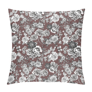 Personality  Floral Pattern With Butterflies Pillow Covers