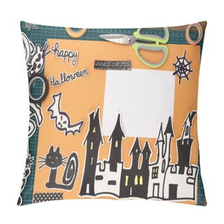 Personality  Halloween Scrapbook Layout Pillow Covers