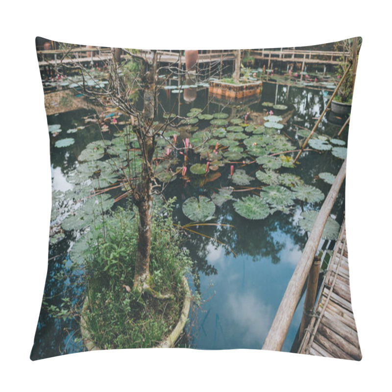 Personality  lotus flowers pillow covers