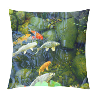 Personality  Koi Pond Pillow Covers