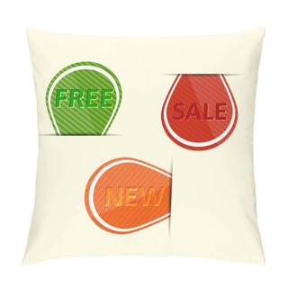 Personality  Set Of Labels - Sale, New, Free Pillow Covers