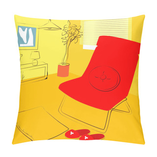 Personality  Rest Room Interior Pillow Covers