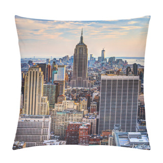 Personality  New York City At Dusk Pillow Covers