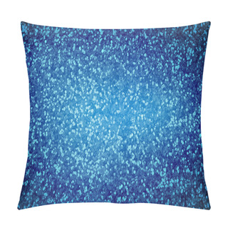 Personality  Dark Blue Glitter Background Beautiful Elegant Illustration Graphic Art Design Pillow Covers