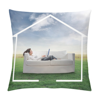Personality  Work At Home Pillow Covers