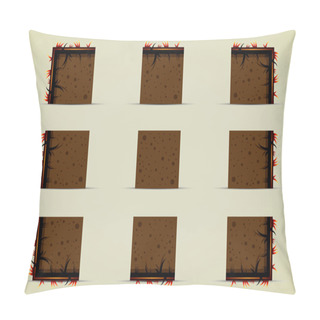 Personality  Ground Sprites With Grass On Evening Pillow Covers