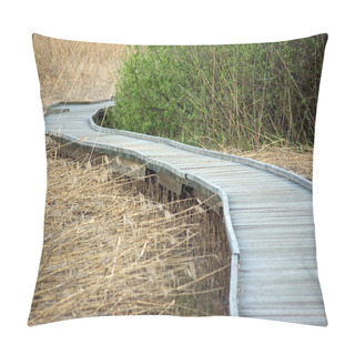 Personality  Wooden Footpath Pillow Covers
