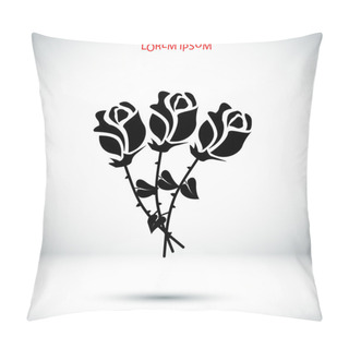 Personality  Simple Roses Icon Pillow Covers