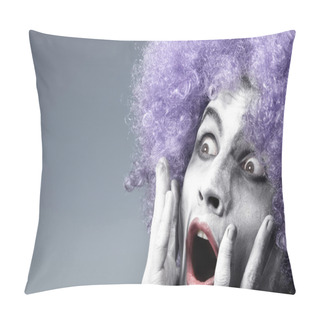 Personality  Afraid Clown Pillow Covers