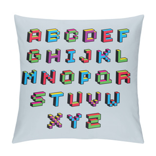 Personality  Modern Tech Alphabet Letters Set Pillow Covers