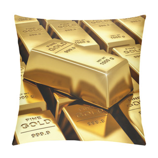 Personality  Stacks Of Gold Bars Pillow Covers
