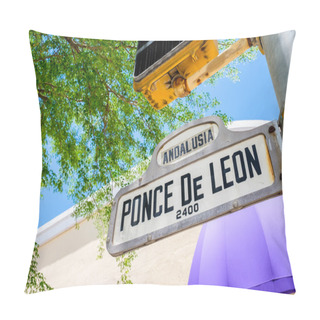 Personality  Coral Gables Cityscape Pillow Covers