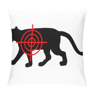 Personality  Cougar Crosslines Pillow Covers