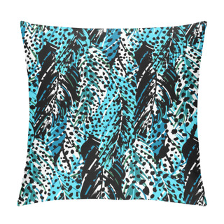 Personality  Abstract Pattern Inspired By Tropical Birds Pillow Covers
