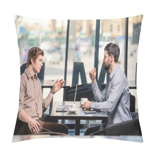 Personality  Business Team On Meeting Pillow Covers