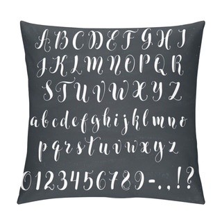 Personality  Calligraphic Script Letters Pillow Covers