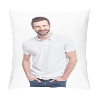 Personality  Handsome Young Man Pillow Covers