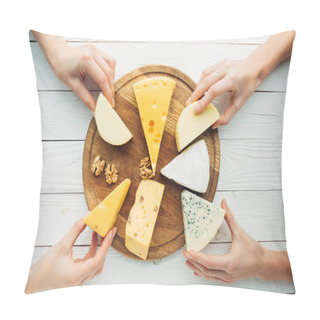 Personality  Hands Holding Cheese Pillow Covers