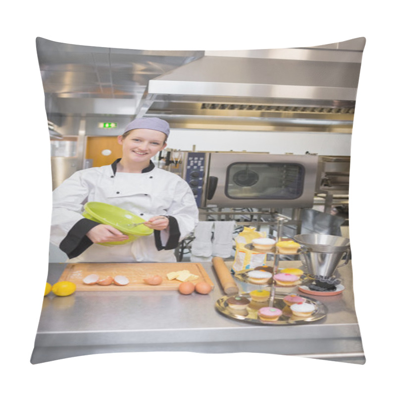 Personality  Chef Whisking Cake Dough Pillow Covers