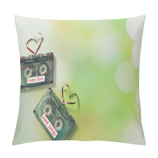 Personality  Retro Audio Cassettes Pillow Covers