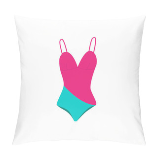 Personality  Swimsuit For Women. Stylish And Fashionable Womens Lingerie And Swimwear Isolated On White Background. Vector Illustration. Pillow Covers