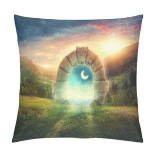 Personality    Mysterious Entrance To New Life Or Beginning                              Pillow Covers