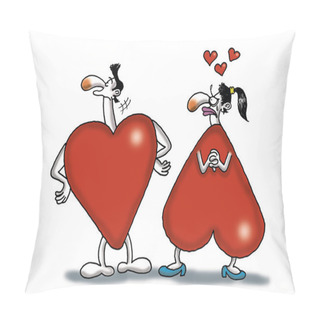 Personality  Body Language Pillow Covers