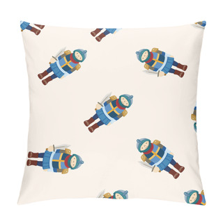 Personality  Knight , Cartoon Seamless Pattern Background Pillow Covers