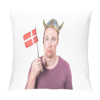 Personality  Viking Man Isolated Helmet Pillow Covers