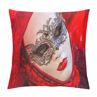 Personality  Carnival Mask In Venice Pillow Covers