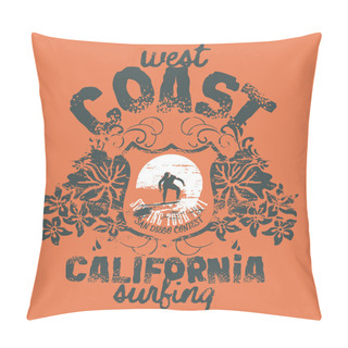 Personality  California Surfing Company Pillow Covers
