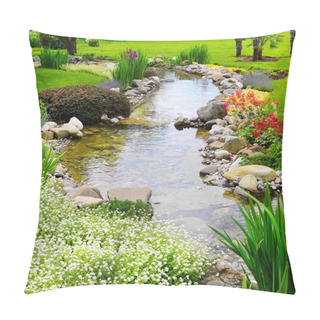 Personality  Spring Flowers In The Asian Garden Pillow Covers