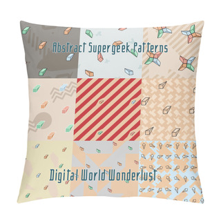 Personality  Geek Pattern Set Pillow Covers
