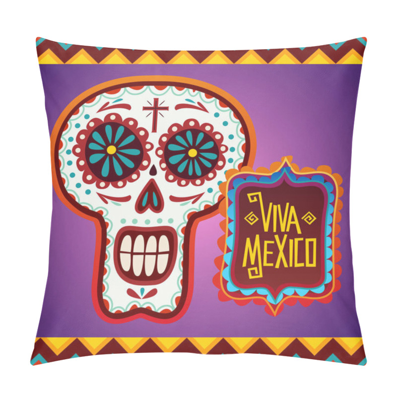 Personality  Mexican Holiday Poster Pillow Covers