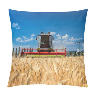 Personality  Harvesting Machine Pillow Covers