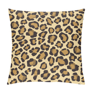 Personality  Seamless Background With Leopard Skin Pattern Pillow Covers