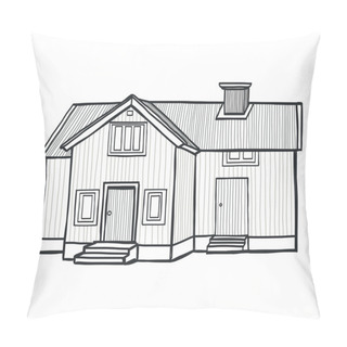 Personality  House. Pillow Covers