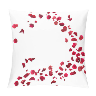Personality  Seamless Red Rose Petals Breeze Pillow Covers