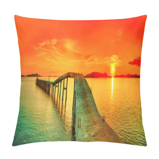 Personality  Sunset Panorama Pillow Covers