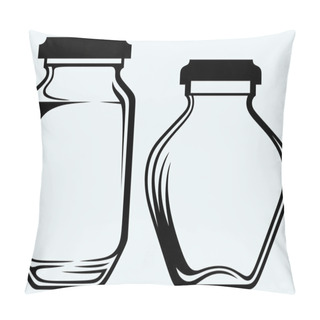 Personality  Glass Jars Pillow Covers