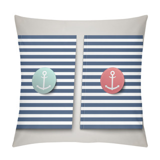 Personality  Anchor Icons Pillow Covers